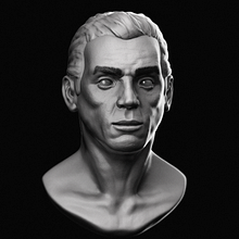 Meu projeto do curso: Retrato 3D realista com ZBrush e KeyShot. 3D, 3D Modeling, and 3D Character Design project by Matheus Fuentes - 10.22.2023