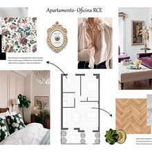 Mi proyecto del curso: Apartamento-Oficina RCE. Interior Design, Decoration, Interior Decoration, Color Theor, and Spatial Design project by Lydia Pérez - 10.22.2023