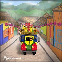 31Days31Drawings2023-Dia 23- Vehiculo. Design, Digital Illustration, and Creativit project by Claudia Guillen - 10.23.2023