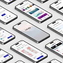 NOD Trips . Design, Br, ing și identitate, Design de aplicații și UX / UI de Celia Sáez Cortijo - 10.23.2023