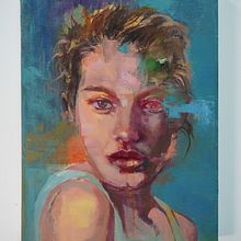 My project for course: Contemporary Oil Portraiture. Projekt z dziedziny Trad, c, jna ilustracja,  Sztuki piękne,  Malarstwo i Malarstwo olejowe użytkownika Andy Fung - 18.10.2023
