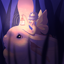 Digital illustration : Fantasy art . Un proyecto de Ilustración digital e Ilustración infantil de ameliemadi - 14.04.2023