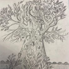 Dibuix Artístic- Referent natural Ein Projekt aus dem Bereich Artistische Zeichnung von lusimarin - 24.10.2023