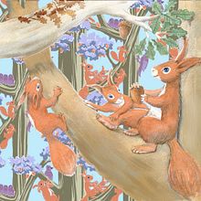 My project for course: Animal Characters in Watercolor for Children’s Books Ein Projekt aus dem Bereich Traditionelle Illustration, Bildende Künste, Malerei, Zeichnung, Aquarellmalerei, Kinderillustration und Erzählung von Andrea Snuggs - 25.10.2023