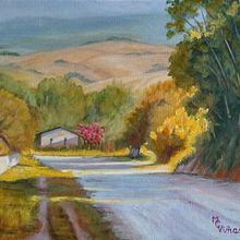 Pintura al óleo de paisajes: Explora la luz. Traditional illustration, Fine Arts, Pencil Drawing, Oil Painting, Naturalistic Illustration, Sewing, and Advertising project by María Cristina Viñas Paz - 10.25.2023