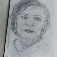 My project for course: Portrait Sketchbooking: Explore the Human Face. Sketching, Drawing, Portrait Drawing, Artistic Drawing, and Sketchbook project by Katie Brierley - 10.25.2023