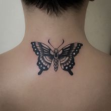 Borboleta feita com técnicas deste curso. Tattoo Design project by Caíque Buzz - 05.23.2021