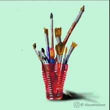 31Days31Drawings2023-Dia 25 - Algo de tu escritorio. Design, Digital Illustration, and Creativit project by Claudia Guillen - 10.25.2023