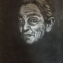My project for course: Artistic Charcoal Portraiture: Creating Atmosphere. Traditional illustration, Fine Arts, Drawing, Portrait Drawing, Realistic Drawing, and Artistic Drawing project by Debraj Bhattacharya - 10.26.2023
