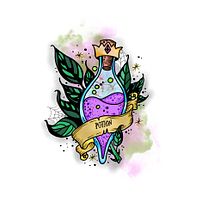 Mi proyecto del curso: Diseño de tatuajes estilo old school en Procreate. Desenho, Ilustração digital, e Desenho de tatuagens projeto de Noel Viñas - 26.10.2023