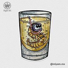 Día 26: Bebida #31Days31Drawings2023. Un proyecto de Ilustración tradicional de Miriam Yamamoto - 26.10.2023