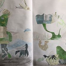 Mon projet du cours : Carnet d’artiste : explorez différentes techniques d’illustration. Projekt z dziedziny Design, Trad, c, jna ilustracja,  Sztuki piękne,  Malarstwo, Kreat, wność, Kreat, wne zabaw, z dziećmi i Sketchbook użytkownika fabiennebegonia - 27.10.2023