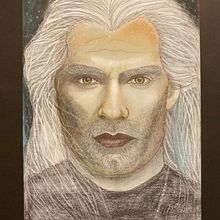 My project for course: Illustration with Pastel and Coloured Pencils. Un proyecto de Ilustración tradicional, Bellas Artes, Dibujo a lápiz, Dibujo, Dibujo de Retrato, Dibujo realista y Dibujo artístico de anzotika - 27.10.2023