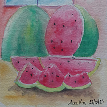 Mi proyecto del curso: Técnicas aplicadas de ilustración en acuarela. Traditional illustration, Fine Arts, Painting, and Watercolor Painting project by Axel Ulises Vite Navarrete - 10.29.2023