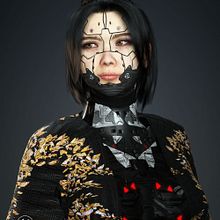 CYBER GEISHA V5 BY Oscar creativo . Advertising, 3D, 3D Modeling, 3D Character Design, 3D Animation, Motion Graphics, Food Photograph, Game Design, Design, Art Direction, Digital Illustration, Digital Architecture, and Digital Painting project by Oscar Creativo - 10.29.2023