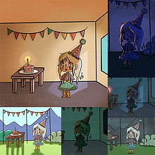 Digital Lighting Studies. Traditional illustration, Digital Illustration, Digital Painting, and Character Design project by Buse Ergül Kargı - 10.27.2023