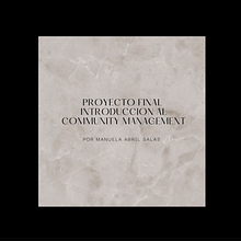 Mi proyecto: Introducción al Community Management. Un progetto di Social media, Marketing digitale, Content marketing, Marketing per Facebook e Marketing per Instagram di Manuela Salas - 29.10.2023