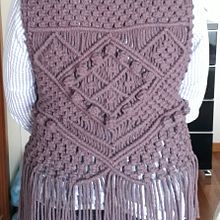 Meu projeto do curso: Macramê: crie roupas únicas. Accessor, Design, Arts, Crafts, Fiber Arts, Macramé, and Textile Design project by Sandra José - 11.01.2021
