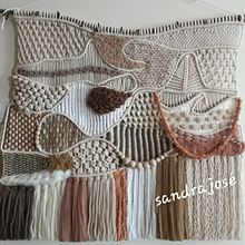Meu projeto do curso: Introdução à tapeçaria em tear manual. Accessor, Design, Fiber Arts, Weaving, and Textile Design project by Sandra José - 04.18.2023