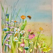 My project for course: Illustrating the Natural World with Watercolor and Charcoal Ein Projekt aus dem Bereich Traditionelle Illustration, Malerei und Naturalistische Illustration von Reni Gordon - 29.10.2023