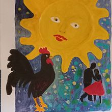 Mi proyecto del curso: Ilustración con acrílico: crea universos mágicos. Traditional illustration, Painting, Creativit, Acr, and lic Painting project by christinejeannebartholome - 10.30.2023