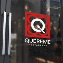LOGO - QUEREME RESTAURANT. Advertising, Graphic Design, Vector Illustration, Logo Design, Stationer, and Design project by Jaume Arqué Comas - 06.19.2023
