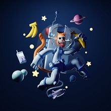 Meu projeto do curso: Criação de personagens 3D com Blender. 3D, Character Design, 3D Modeling, 3D Character Design, and 3D Design project by franciscojhonatar06 - 10.29.2023