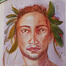 Mi proyecto del curso: Retratos en acuarela: captura la personalidad de tu modelo. Fine Arts, Painting, Watercolor Painting, and Portrait Drawing project by Viviana Coton - 10.28.2023