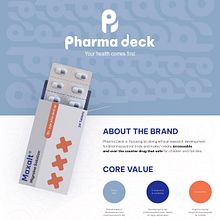 Branding Identity | Pharma Deck. Br, ing, Identit, Design, and Advertising project by Olivia Truong - 10.31.2023