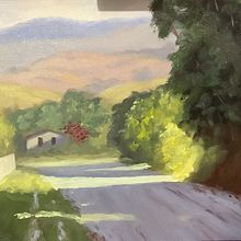 Mi proyecto del curso: Pintura al óleo de paisajes: explora la luz. Traditional illustration, Fine Arts, Oil Painting, and Naturalistic Illustration project by alek_ - 11.01.2023