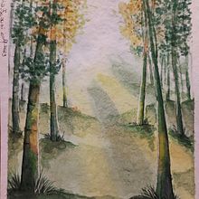 Il mio progetto del corso: Paesaggi incantevoli ad acquerello: dipingi con la luce. Painting, and Watercolor Painting project by Claudia Foroni - 11.01.2023