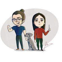 Mi proyecto del curso: Introducción al diseño de personajes para animación y videojuegos. Projekt z dziedziny Trad, c, jna ilustracja,  Animacja, Projektowanie postaci, Gr, komputerowe, Projektowanie gier komputerow i ch użytkownika Ana Isabel Latorre López Villalta - 02.11.2023