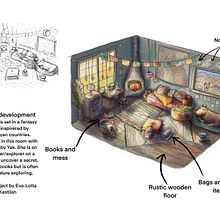 My project for course: Visual Development: Illustrate Imaginary Settings . % Eva-Lotta Kastilan tarafından hazırlanan Çizim, Dijital İllüstras, on, Konsept Sanatı, Ve Dijital Çizim projesi - 11.01.2023