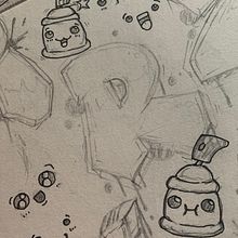 Page de doodle. Un projet de Créativité de Gaudry Merrant - 02.11.2023