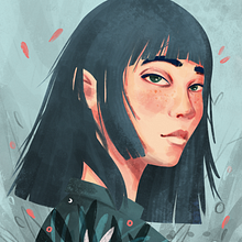 My project for course: Animated Portrait Illustration with Photoshop. Traditional illustration, Animation, Drawing, Portrait Drawing, Digital Drawing, and Animated Illustration project by mailsanchalighosh - 11.03.2023