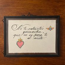 Copperplate calligraphy with mexican saying and design. Un proyecto de Caligrafía de Cristina Tapia - 03.11.2023