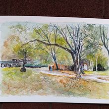 My project for course: Natural Landscapes in Watercolor. Fine Arts, Painting, and Watercolor Painting project by y7dfcnx8rv - 11.04.2023