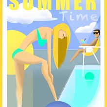 Mon projet du cours : Illustration numérique style art déco. Un progetto di Illustrazione tradizionale, Belle arti, Design di poster  e Illustrazione digitale di Cedric K - 05.11.2023