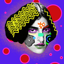 Meu projeto do curso: Design de retratos coloridos com Photoshop. Un progetto di Postproduzione fotografica, Collage, Composizione fotografica e Fotomontaggio di Lena - 04.11.2023