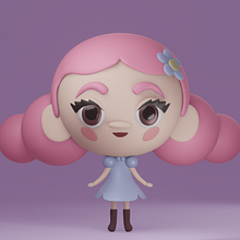 Mi proyecto del curso: Creación de personajes kawaii en 3D con Blender Ein Projekt aus dem Bereich Traditionelle Illustration, Design von Figuren, Digitale Illustration, 3-D-Modellierung und Manga von Gala Gargano - 06.11.2023