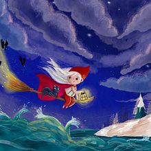 My project for course: Children’s Illustration with Procreate: Paint Magical Scenes. Ilustração digital, Ilustração infantil, Pintura digital, e Álbum ilustrado projeto de vyhaminhngoc2012 - 05.11.2023