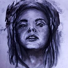 Mi proyecto del curso: Retrato artístico al carboncillo: creando atmósferas. Traditional illustration, Fine Arts, Drawing, Portrait Drawing, Realistic Drawing, and Artistic Drawing project by Félix Nieto Raya - 11.06.2023
