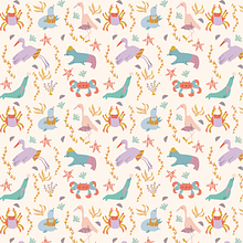 Animalitos de mar. Character Design, Traditional illustration, To, and Design project by Paula Ariztía - 11.05.2023