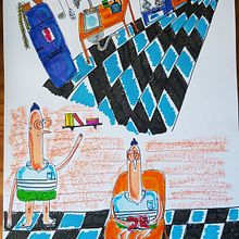 Mi proyecto del curso: Técnicas experimentales para álbumes ilustrados. Traditional illustration, Editorial Design, Drawing, Stor, board, Children's Illustration, Narrative, and Picturebook project by Yesica Anaya - 11.06.2023