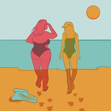 Propuesta de ilustración para elcalendario de mujeres del raval, Barcelona. Un proyecto de Ilustración digital de Fire - 07.11.2023