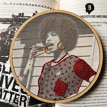 Meu projeto do curso: Bordado em fotografias sobre tela. Photograph, Collage, Paper Craft, Printing, Embroider, DIY, and Textile Design project by Tayrine Vilma Nascimento - 11.07.2023