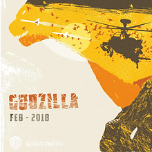 GODZILLA (personal work). Un proyecto de Ilustración vectorial de Álvaro Ruiz Sánchez - 07.11.2023