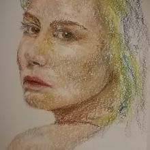 My project for course: Expressive Portrait Drawing with Soft Pastels. Un projet de Illustration traditionnelle, Beaux Arts, Dessin, Dessin de portrait , et Dessin artistique de bejuleo1 - 07.11.2023