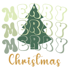Merry Christmas. Design, Graphic Design, and Textile Design project by Zafiro Carrasco - 11.07.2023
