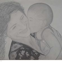 TP: Mare i filla . Un proyecto de Dibujo a lápiz de lara_albiacc - 07.11.2023